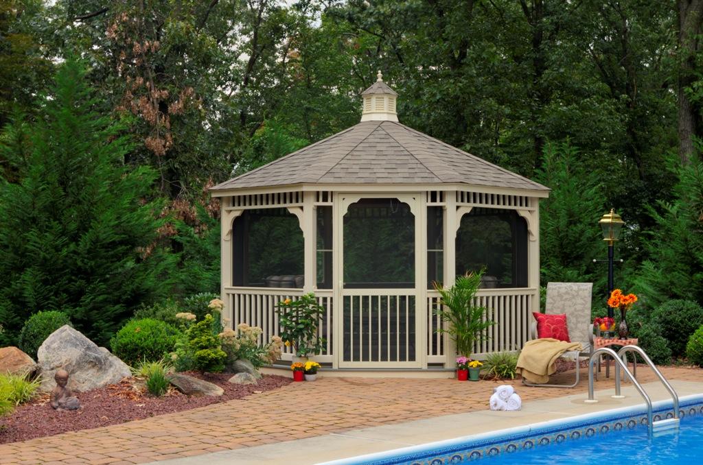 Octagon Gazebos Available Now Space Makers Sheds